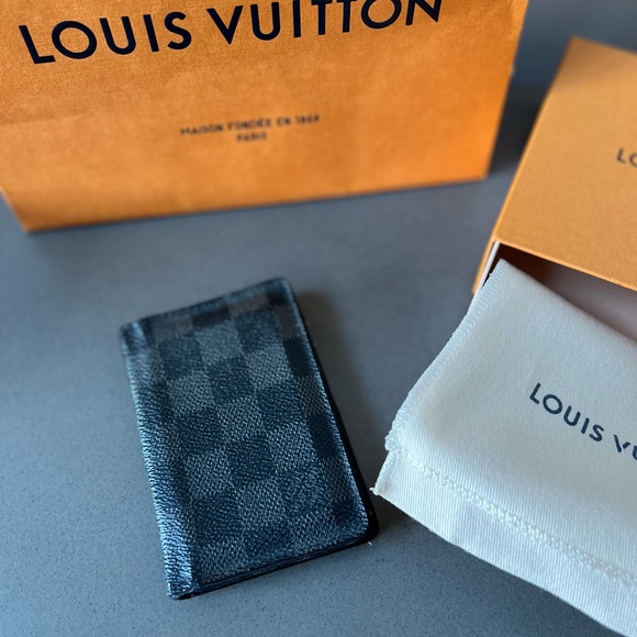 Louis Vuitton Damier Graphite pocket organizer. Used - Picture 9 of 9